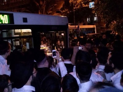 מהומה בבני ברק: גז מדמיע ואלימות בין שני נהגים