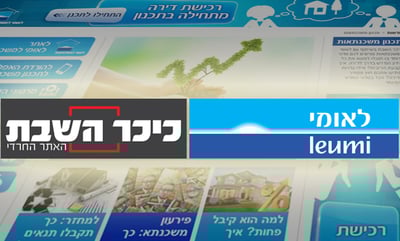 חדש בכיכר: מתכננים את המשכנתא