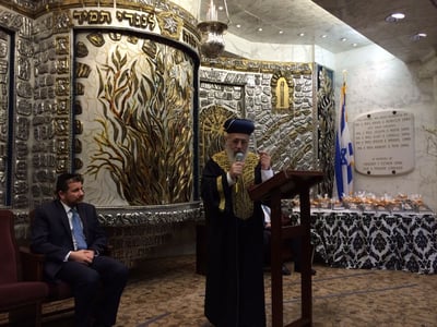 הראשל"צ הגר"י יוסף, אמש
