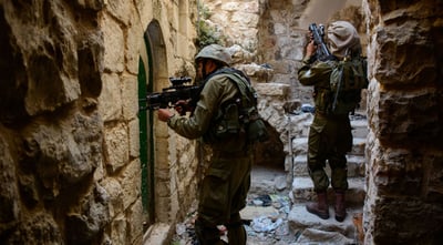 חיילי צה"ל בחיפושים אחר שלושת תלמידי הישיבה החטופים