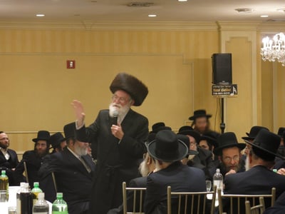 סאטמר: האדמו"ר בשבע ברכות לבת הדיין הגרח"ד כץ