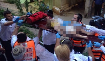 כוחות ההצלה בזירה