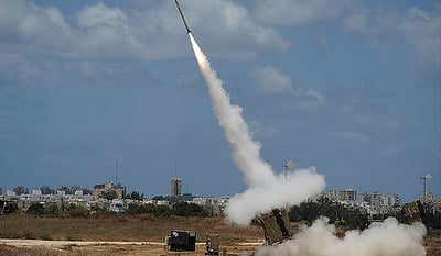כיפת ברזל בפעולה