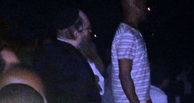 בתצפית בדרום על פעילות צה"ל: הרבי מקרלין סטולין