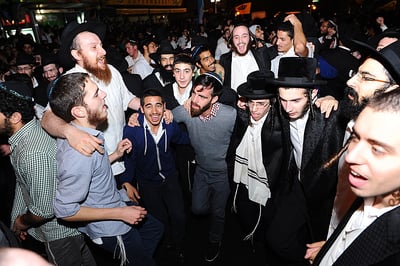 שמחת בית השואבה עד אור הבוקר