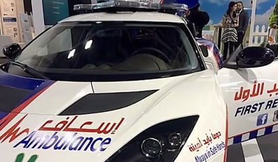 צפו: האמבולנס המהיר ביותר בעולם