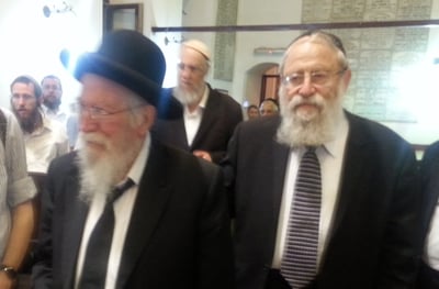הרב  שטרן והרב גולדברג