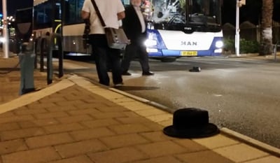זירת התאונה בפתח תקווה