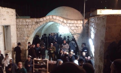 למרות המצב הביטחוני: אלף איש עלו לקבר יוסף הצדיק