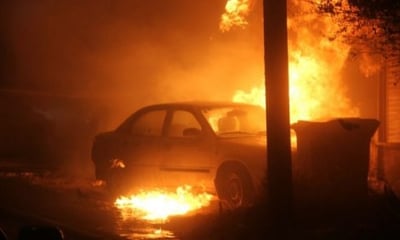מלחמת הרבנים בנתיבות: רכבו של עד הוצת, ארבעה נעצרו
