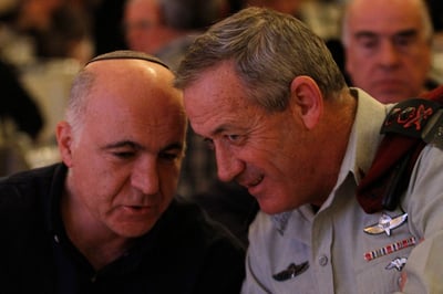 בני גנץ עם יורם כהן