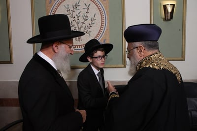 גלריה: בר מצווה לנכדו של הגאון רבי ראובן אלבז