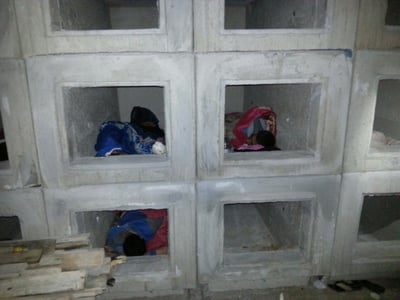 השב"חים אותרו בתוך הכוכים בבית הקברות