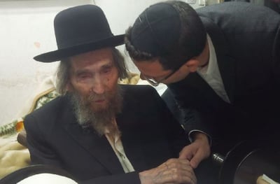 הנגיד הרב שלמה קפיטס עם מרן הגראי"ל שטיינמן