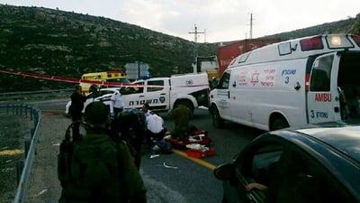 זירת הדריסה בצהריים