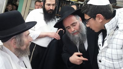 תמונות: בני משפחת הנרצח פיליפ בראם הי"ד ביקרו אצל מרן הרב שטיינמן