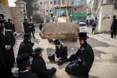 הפגנה במתחם שנלר, אתמול