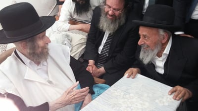 הגר"ש בעדני עם הגראי"ל, היום