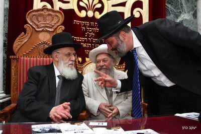 אריה דרעי, הגר"ב בצרי ונשיא המועצת, אמש