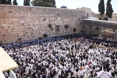 צפו בוידאו: ברכת הכהנים המלאה בכותל המערבי