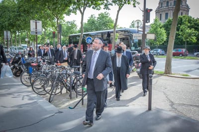 נשיא הוועידה הרב גולדשמידט
