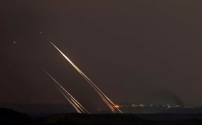 רקטות התפוצצו בשטחים פתוחים באזור עוטף עזה