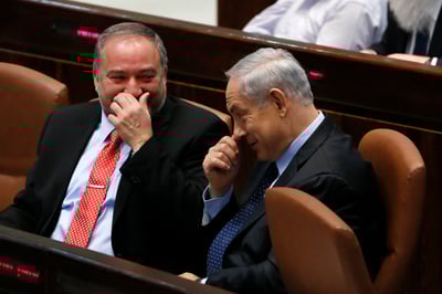 נתניהו וליברמן. ארכיון
