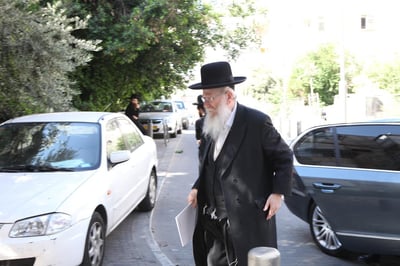ליצמן מגיע לישיבת המועצת