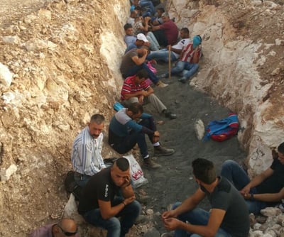 120 שוהים בלתי חוקיים פלסטינים נתפסו בתעלה • צפו