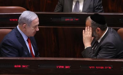 מוכנים לעבור פוליגרף. אריה דרעי ובנימין נתניהו, בשבוע שעבר