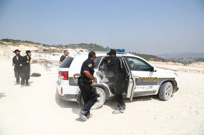 הפגנה בגולובנציץ', הבוקר