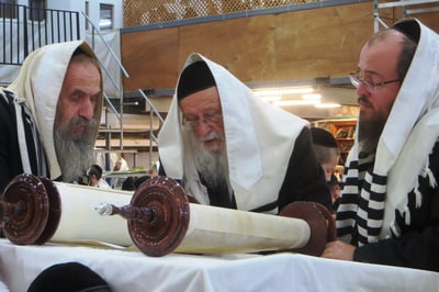 מראות חג הסוכות בישיבת פוניבז' • גלריה