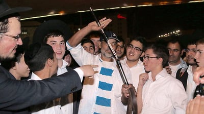 יאיר בן שבת בזירת הפיגוע, הערב