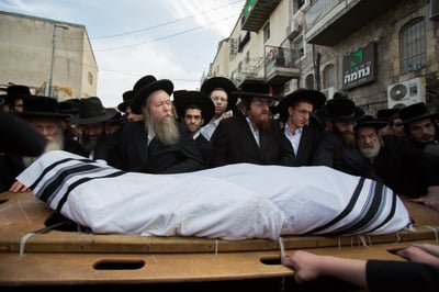הלווית הקדוש הרב ישעיהו קרישבסקי