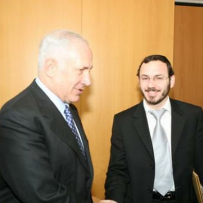 שמואל אלישיב עם רה"מ נתניהו
