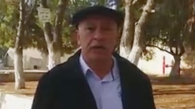 למרות האיסור ח"כ באסל גאטס עלה להר הבית: "הכיבוש ונתניהו לאבדון"