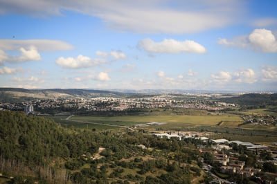 שטחים באזור בית שמש. אילוסטרציה