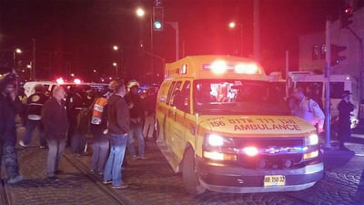 זירת הפיגוע בשער שכם, אמש