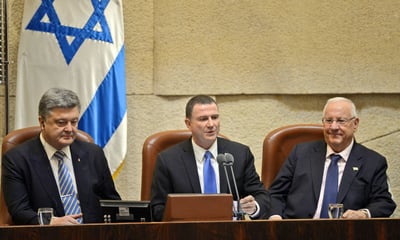 נשיא אוקראינה התקבל בכנסת עם רבי נחמן מברסלב