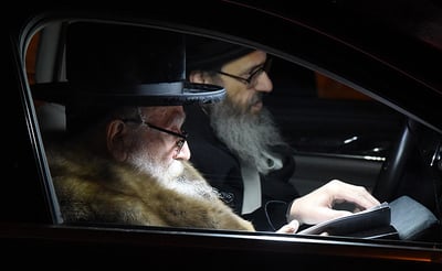 תיעוד: היום הראשון במסע האדמו"ר מסקווירא בישראל
