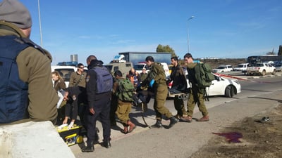 זירת הפיגוע, הבוקר