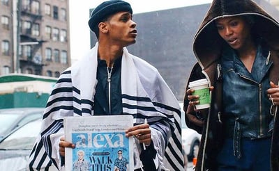 אחרי נשות הכותל: טלית ב"שבוע האופנה" בניו יורק
