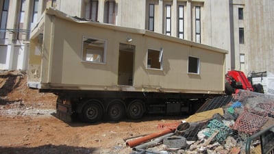 הקראוון מפונה משטח בית המדרש