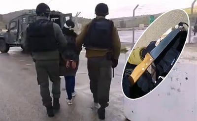 צפו בווידאו: לוחמי מג"ב מסכלים פיגוע דקירה