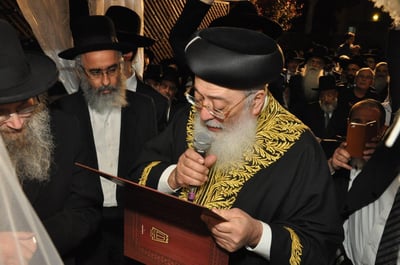 הראשל"צ הגר"ש עמאר, אמש