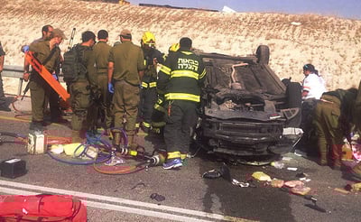 זירת התאונה