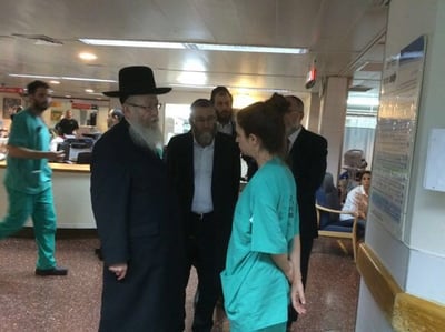 ליצמן וגפני בבית החולים, אמש