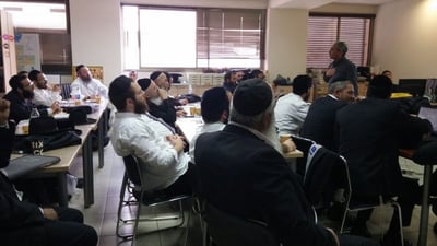 מורים בקורס של המחוז החרדי. ארכיון