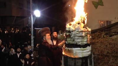 המדורה של האדמו"ר מאלכסנדר