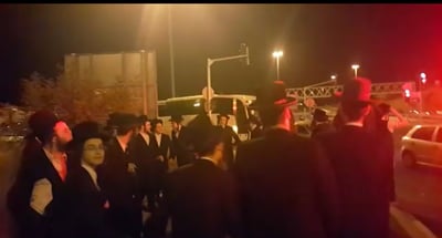 האוטובוס התנגש במשאית, הנוסעים רקדו עם הנהג